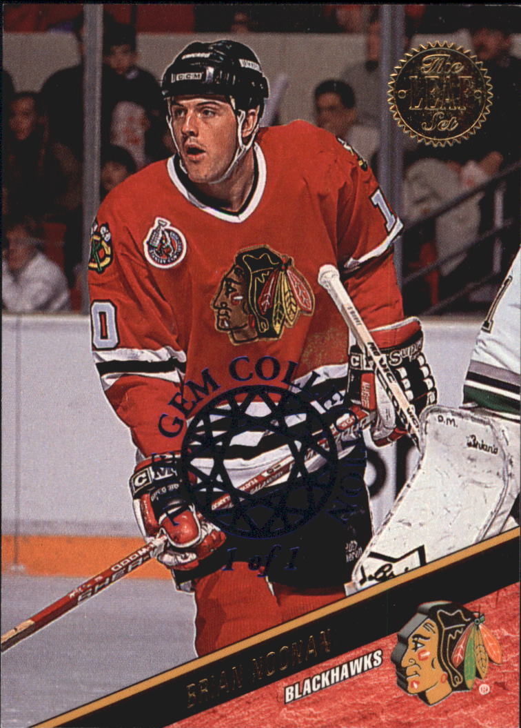 199394 Leaf NSCC Gem Coll Blue 398 Brian Noonan Blackhawks/1 F16332