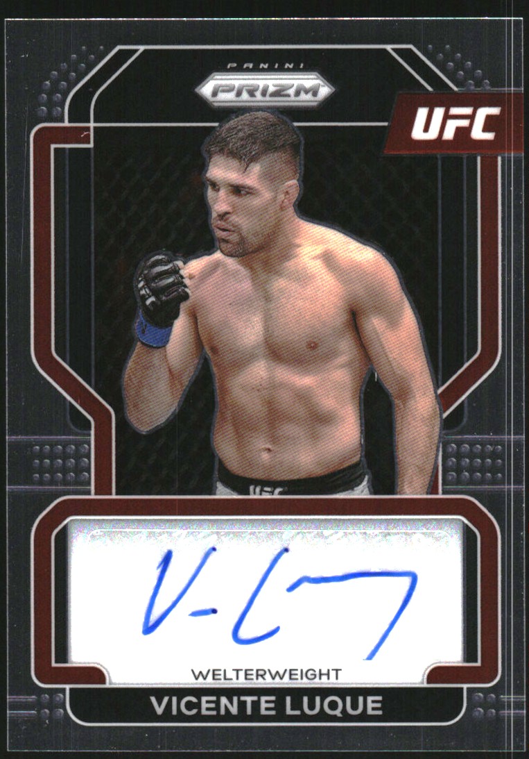 2022 Panini Prizm UFC Signatures #SGVLQ Vicente Luque
