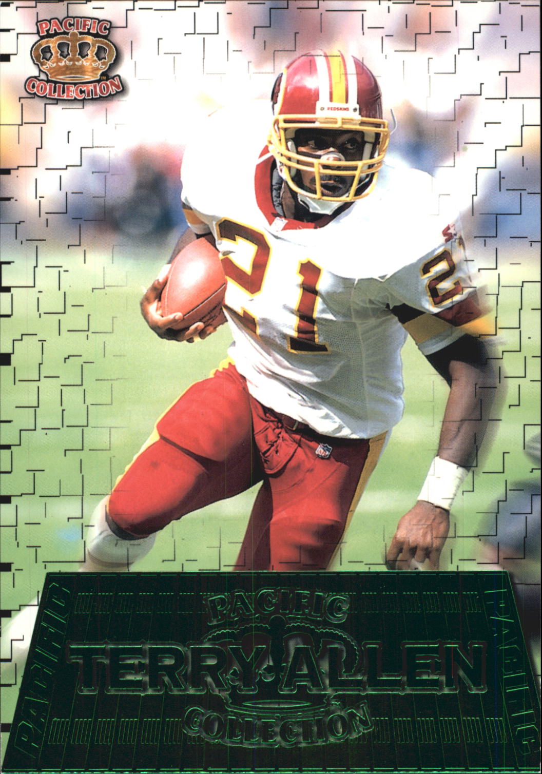 1996 Pacific Gridiron Gems Washington Redskins Football Card GG49