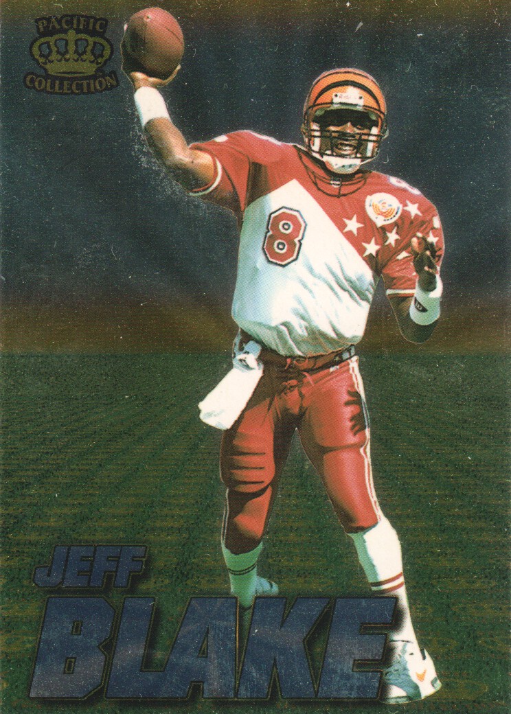 1996 Pacific Invincible Pro Bowl #1 Jeff Blake