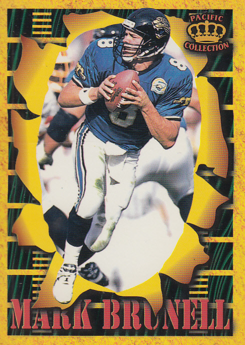 1996 Pacific Invincible Smash Mouth #78 Mark Brunell