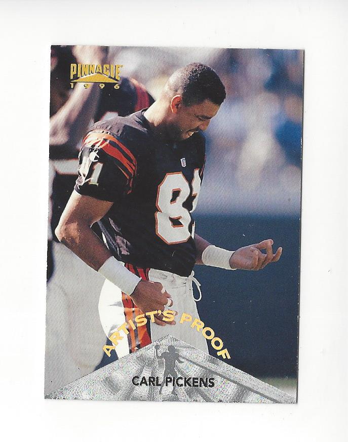 1996 Pinnacle Artist's Proofs #38 Carl Pickens