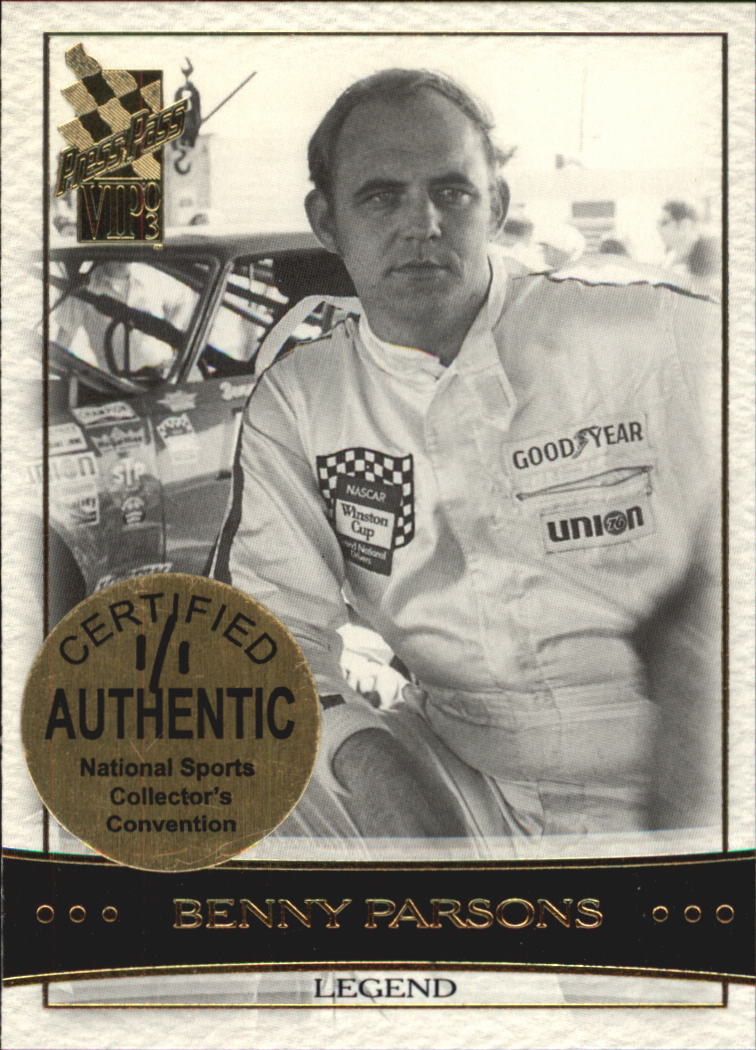 2003 VIP NSCC/National Authentic #39 Benny Parsons Racing  /1 of 1 F19509