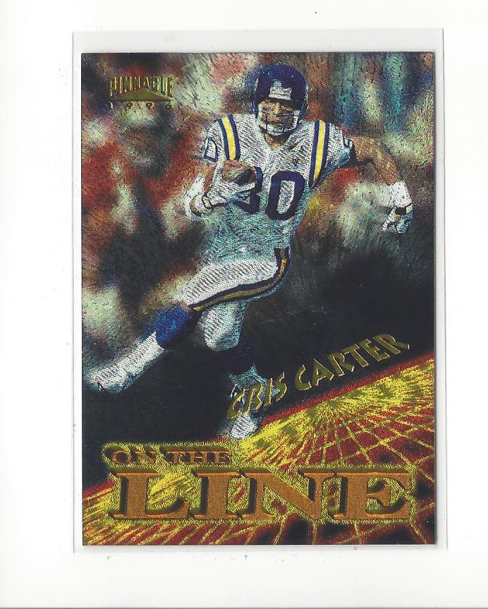 1996 Pinnacle On The Line #4 Cris Carter