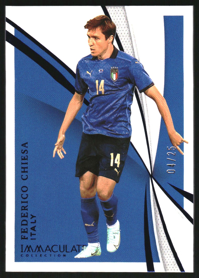 2018 Immaculate Collection Sapphire Federico Chiesa ROOKIE /25 #97