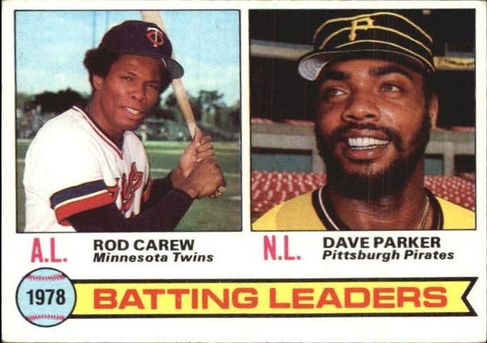 1979 Topps #1 Carew/Parker MLB Batting Leaders EX G44038