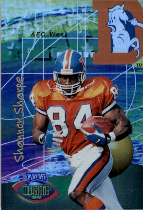 1996 Playoff Illusions Spectralusion Elite #20 Shannon Sharpe