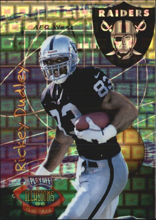 1996 Playoff Illusions Spectralusion Elite #24 Rickey Dudley