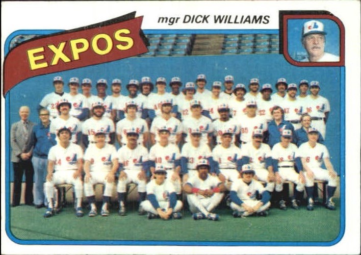 1980 Topps #479 Montreal Expos/Dick Williams  EX-MT G43568