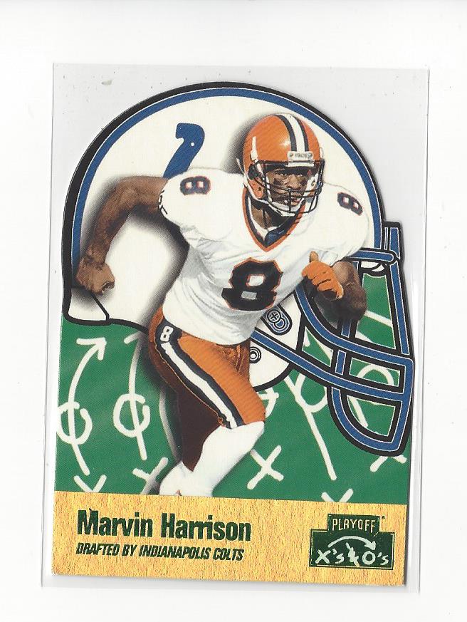 1996 Playoff Prime X's and O's #115 Marvin Harrison