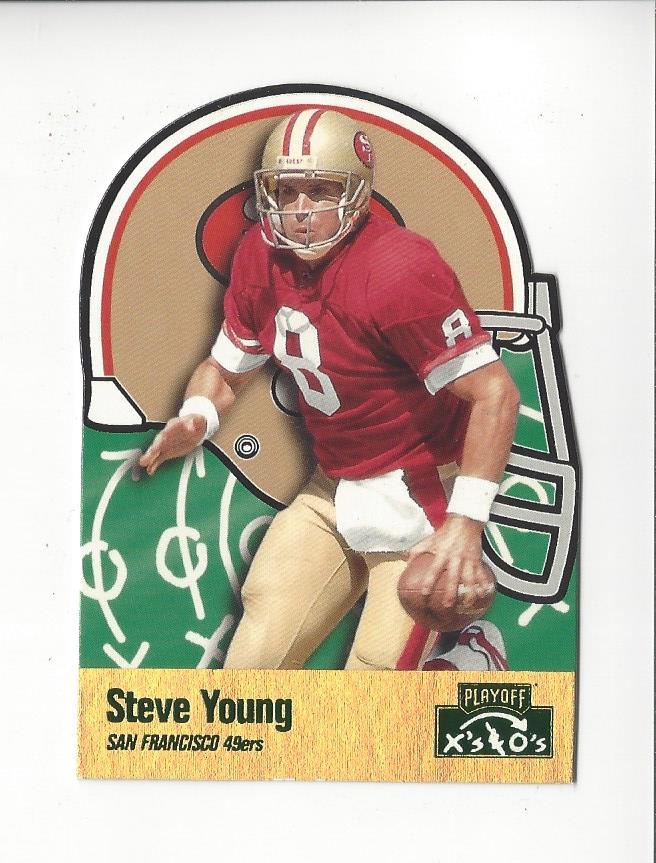 1996 Playoff Prime X's and O's #194 Steve Young