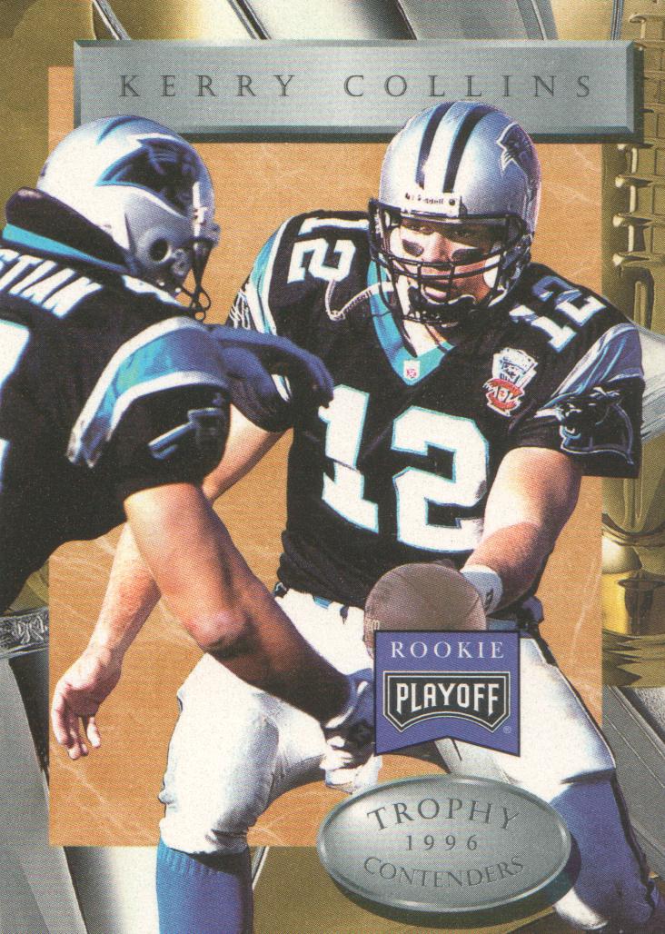 1996 Playoff Trophy Contenders #60 Kerry Collins