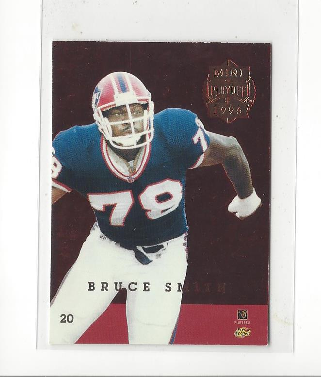 1996 Playoff Trophy Contenders Mini Back-To-Backs #20 B.Parmalee/B.Smith