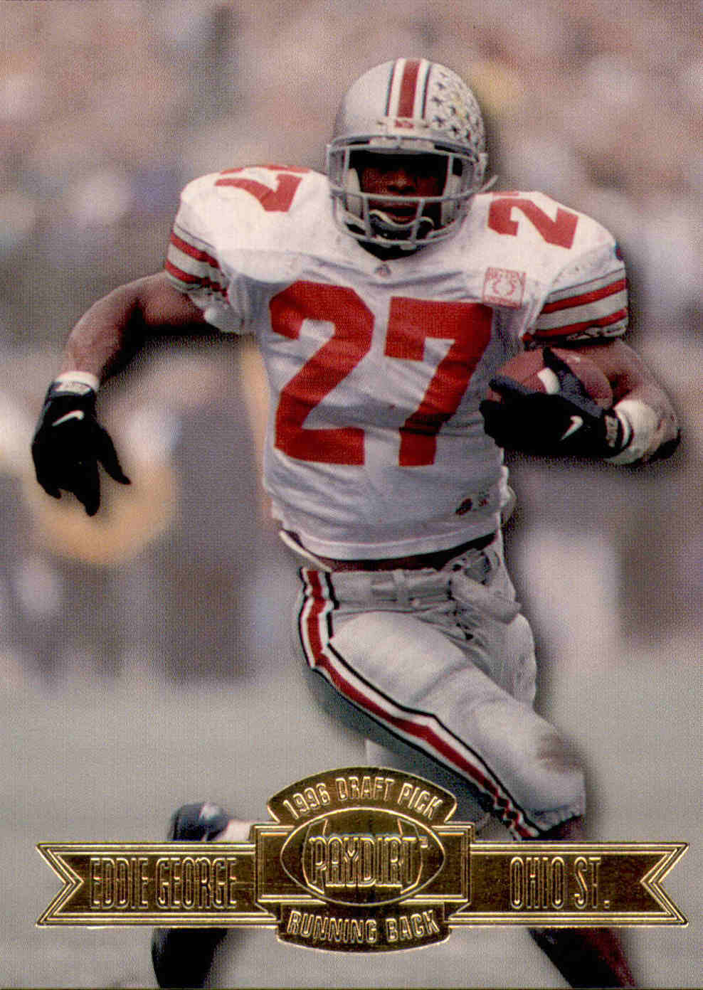 1996 press pass paydirt 5 eddie george rc rookie card ebay