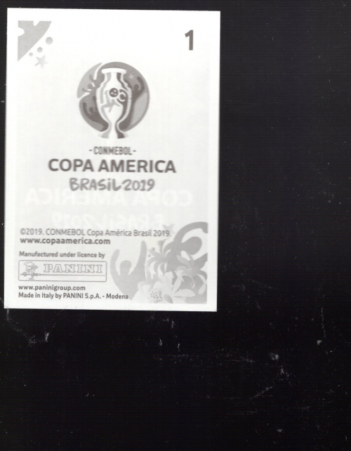 2019 Panini Copa America Stickers #1 Copa America Logo back image