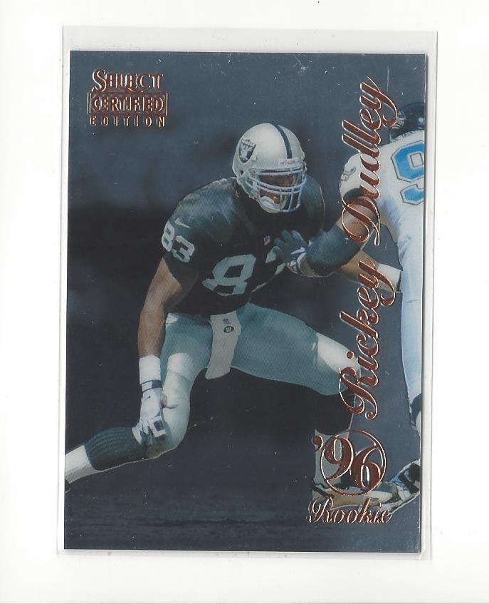 1996 Select Certified #115 Rickey Dudley RC