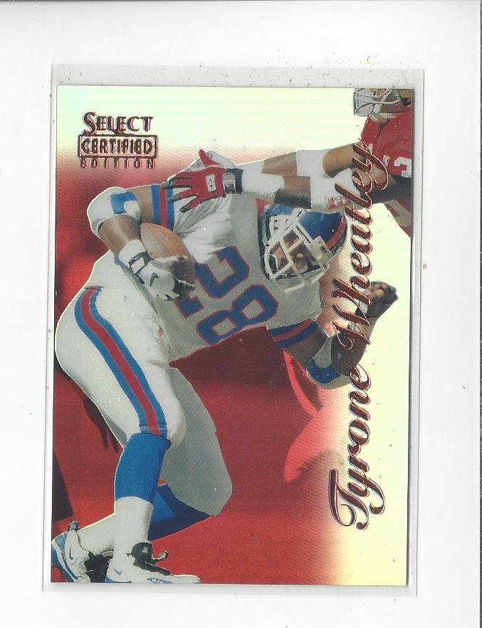 1996 Select Certified Mirror Red #40 Tyrone Wheatley