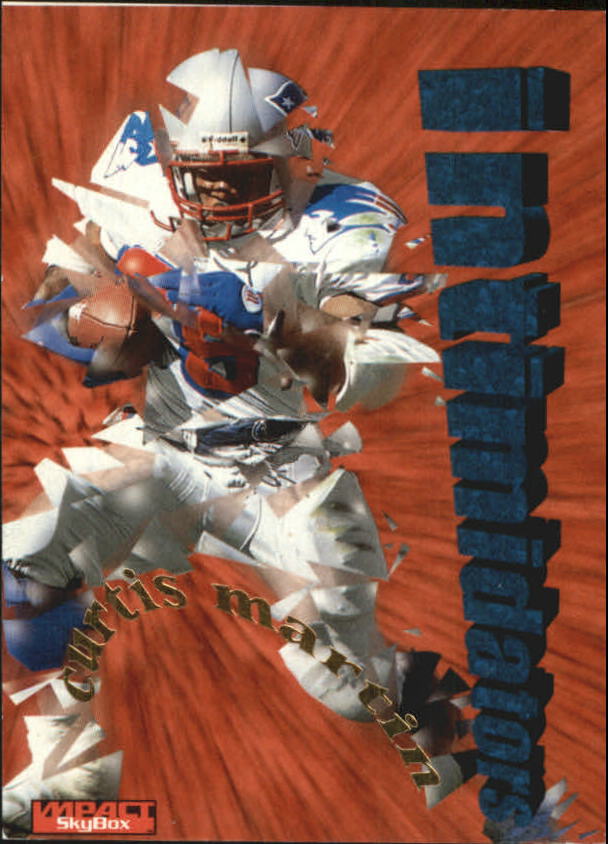 1996 SkyBox Impact Intimidators #4 Curtis Martin