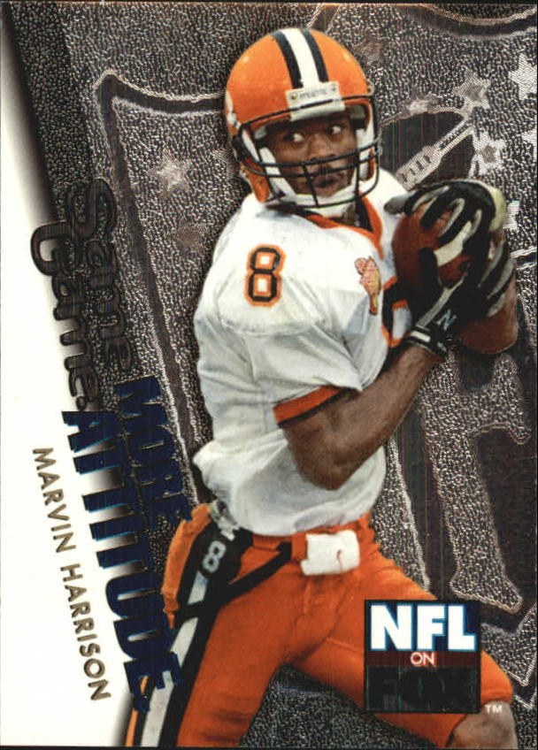 1996 SkyBox Impact More Attitude #8 Marvin Harrison