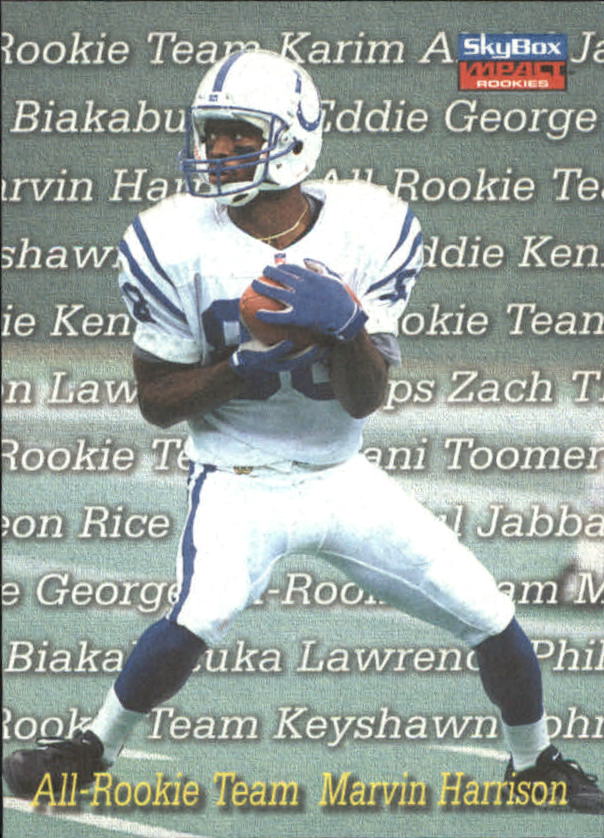 1996 SkyBox Impact Rookies All-Rookie Team #4 Marvin Harrison