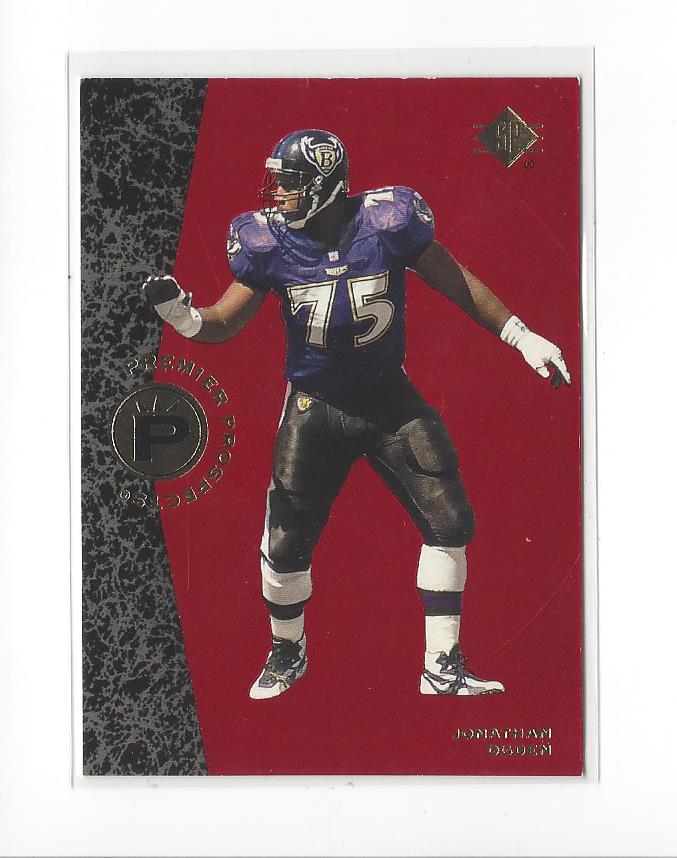1996 SP #4 Jonathan Ogden RC
