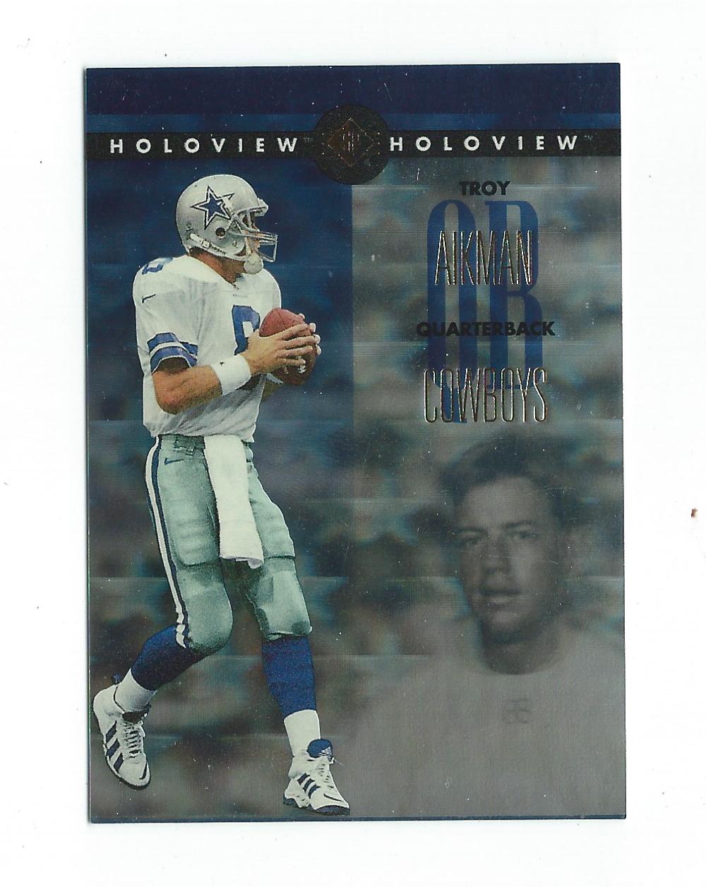 1996 SP Holoviews #6 Troy Aikman