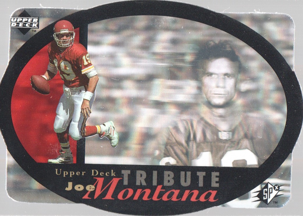 1996 SPx #UDT19 Joe Montana Tribute