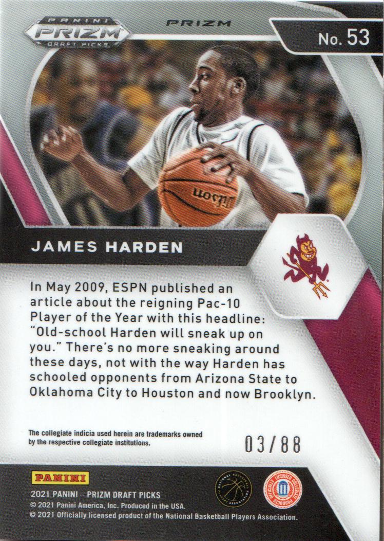 2009-10 Upper Deck Draft Edition JAMES HARDEN #40 RC - - U.S.