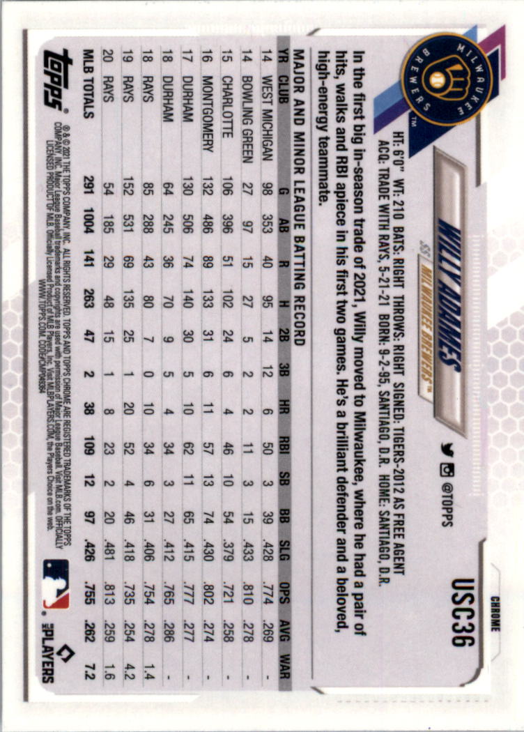 Refractores de onda rosa Topps 2021 actualización cromada TÚ ELIGES - Imagen 9 de 27
