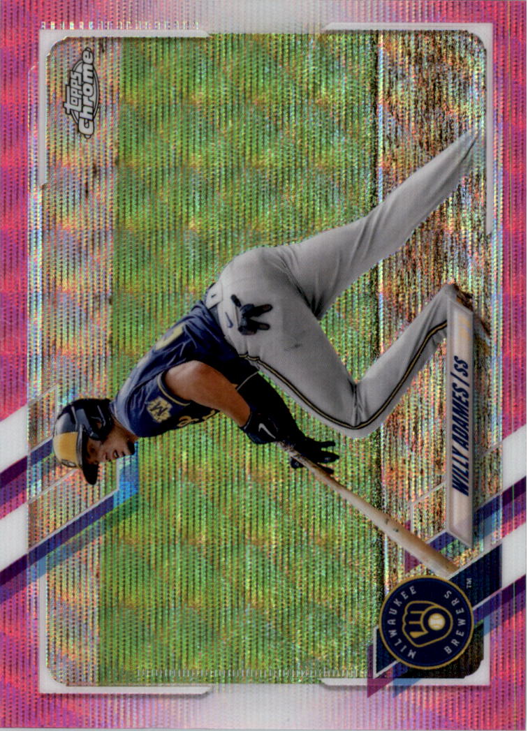 Refractores de onda rosa Topps 2021 actualización cromada TÚ ELIGES - Imagen 8 de 27