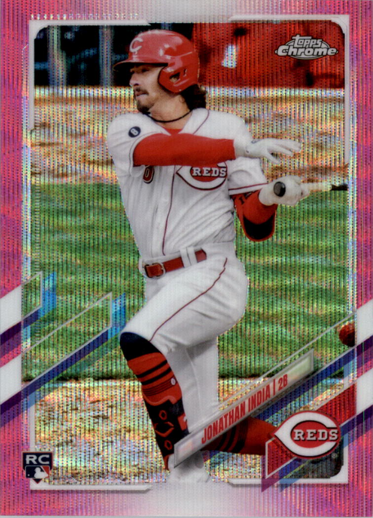 Refractores de onda rosa Topps 2021 actualización cromada TÚ ELIGES - Imagen 16 de 27