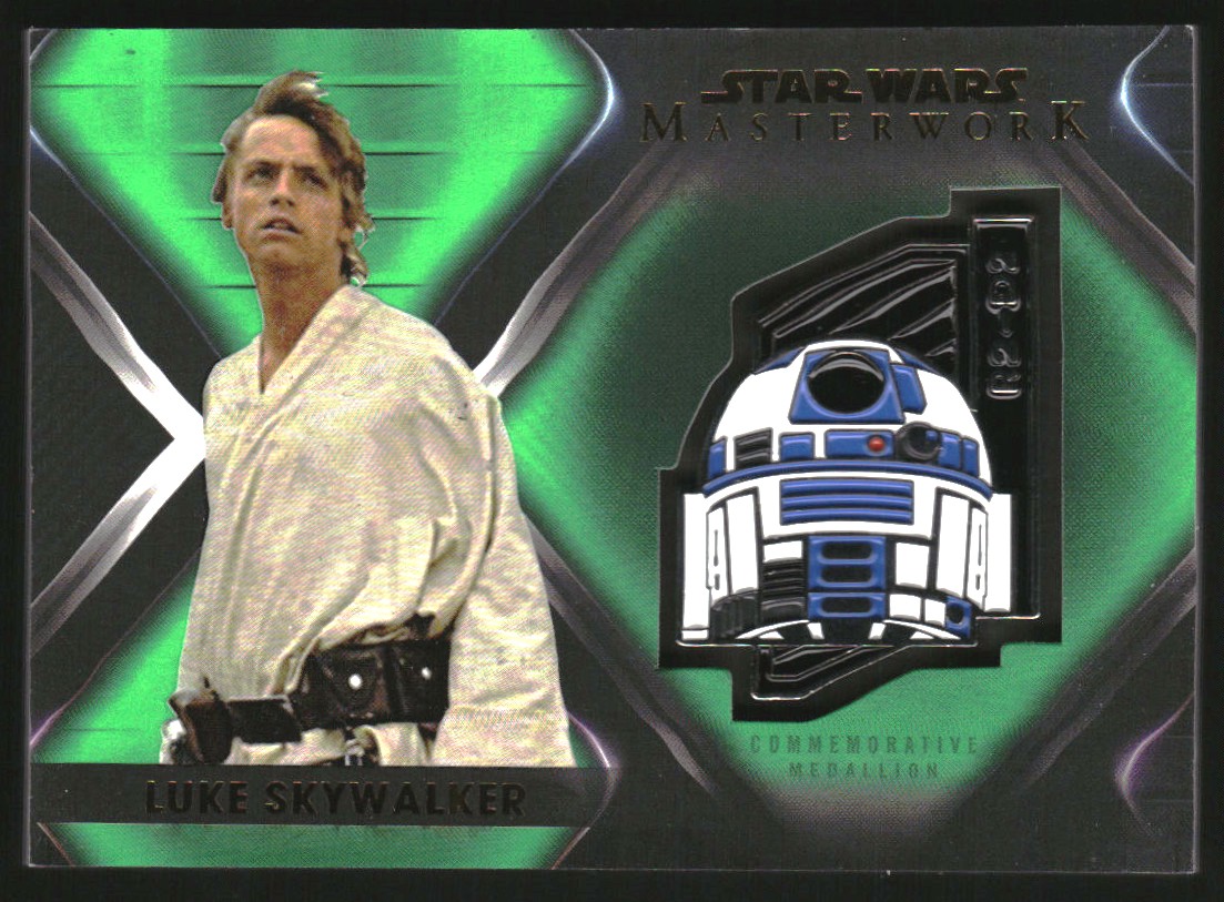 2021 Topps Chrome Star Wars Galaxy Refractor Luke Skywalker #34