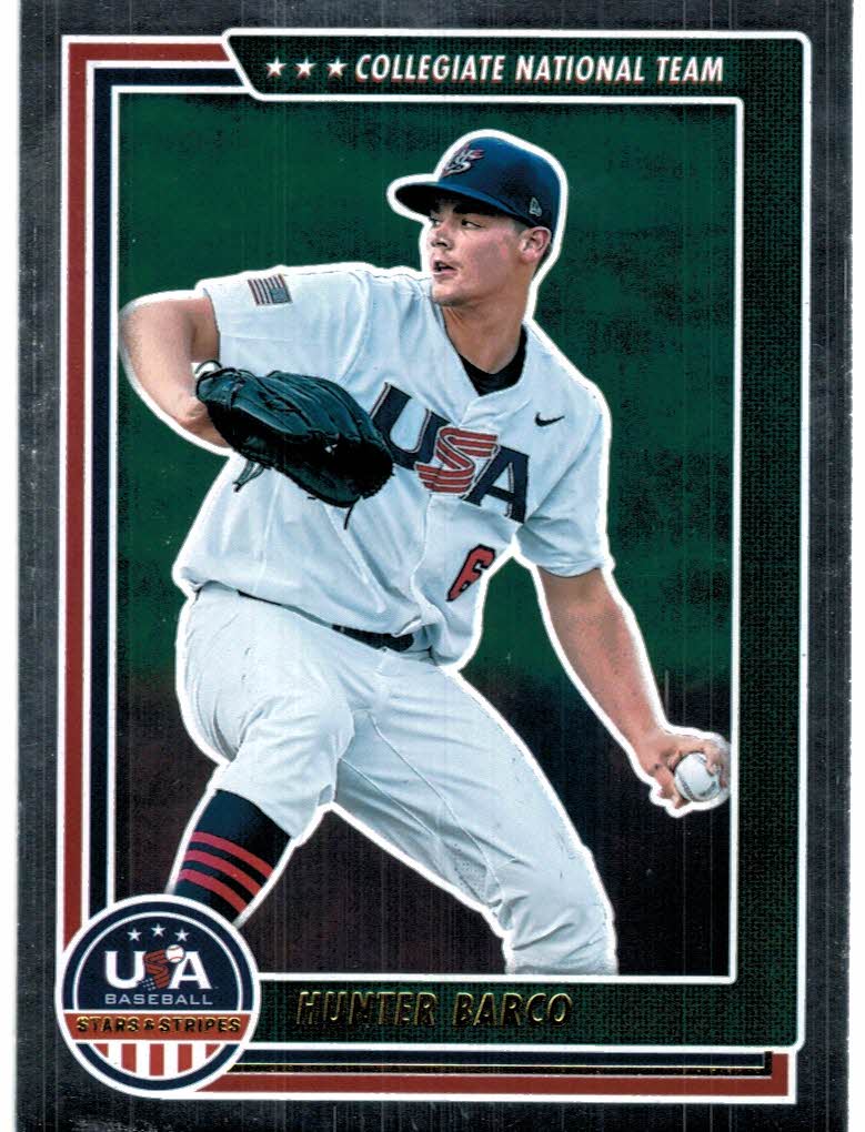 2022 USA Baseball Stars and Stripes Longevity 1 Hunter Barco NMMT