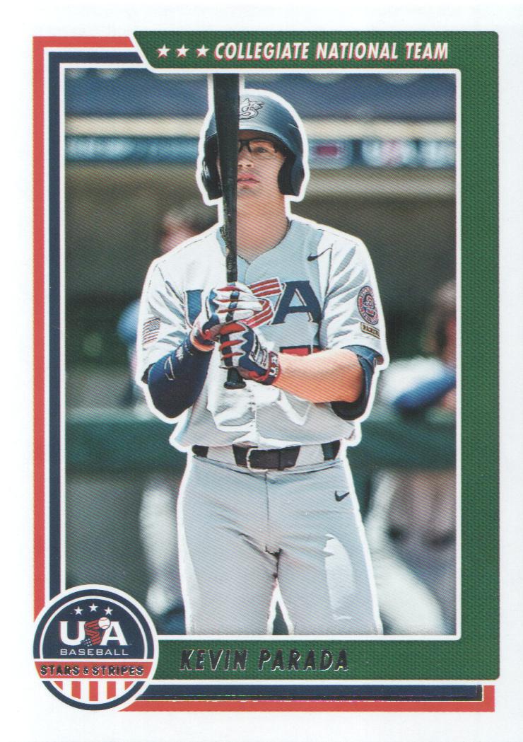 2022 USA Baseball Stars and Stripes 25 Kevin Parada NMMT