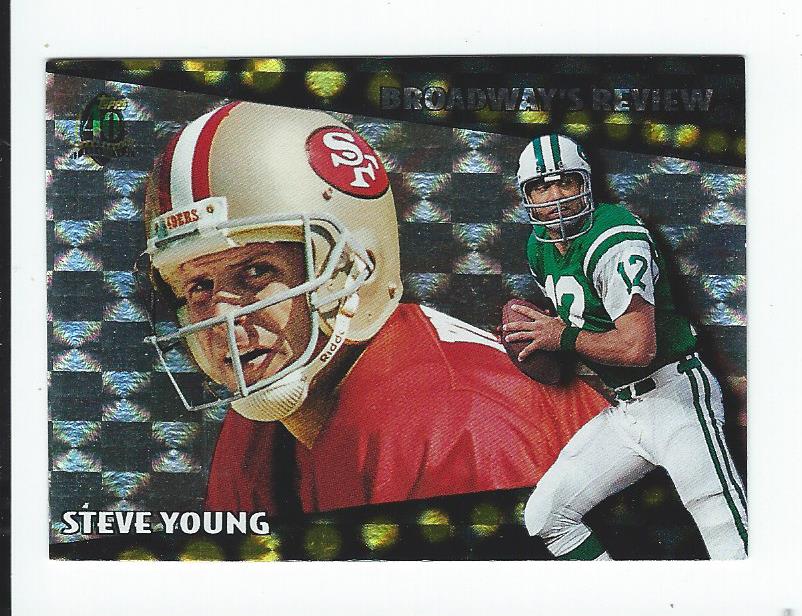 1996 Topps Broadway's Reviews #BR7 Steve Young