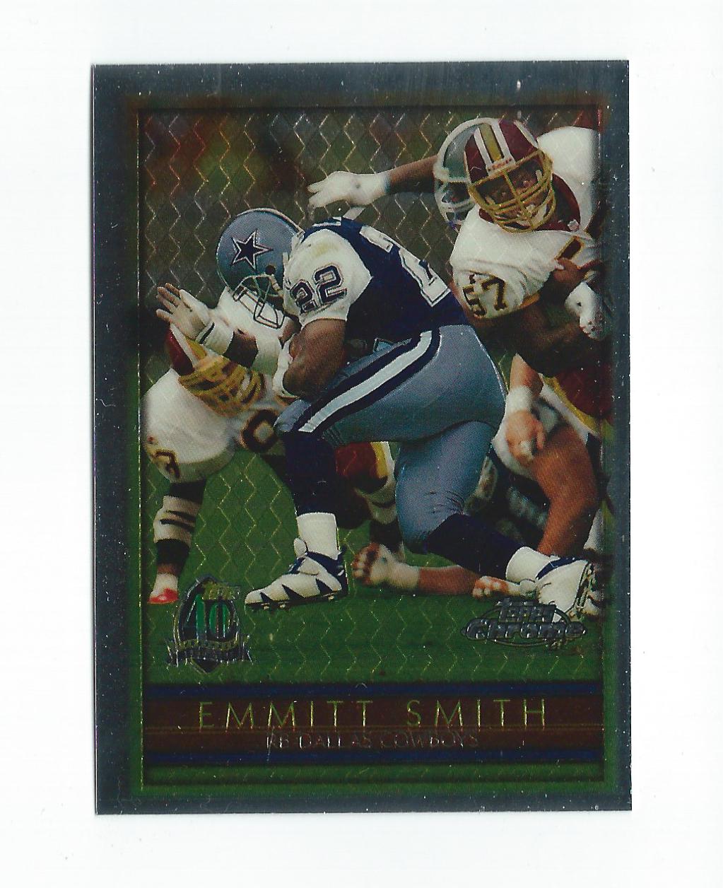 1996 Topps Chrome #108 Emmitt Smith