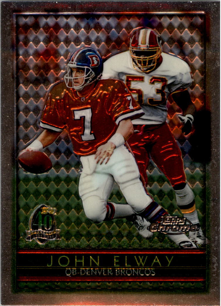 1996 Topps Chrome #115 John Elway