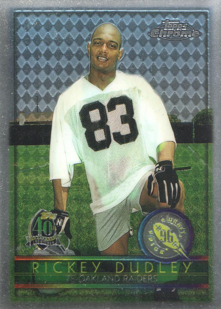 1996 Topps Chrome #153 Rickey Dudley RC