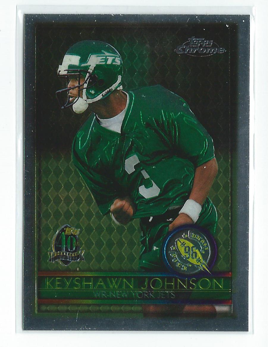 1996 Topps Chrome #159 Keyshawn Johnson RC