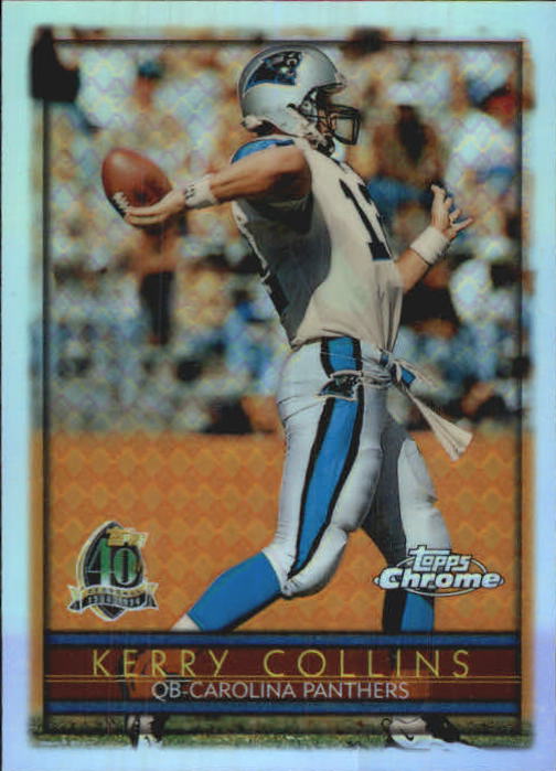 1996 Topps Chrome Refractors #22 Kerry Collins