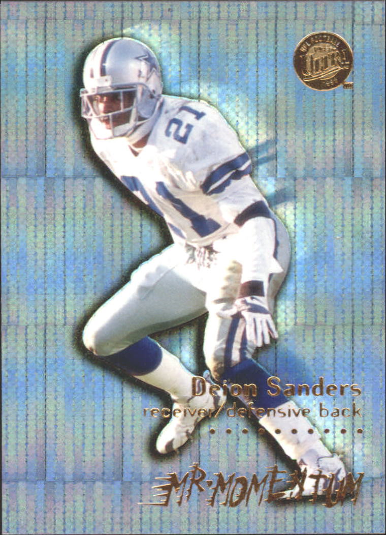 1996 Ultra Mr. Momentum #15 Deion Sanders - NM-MT
