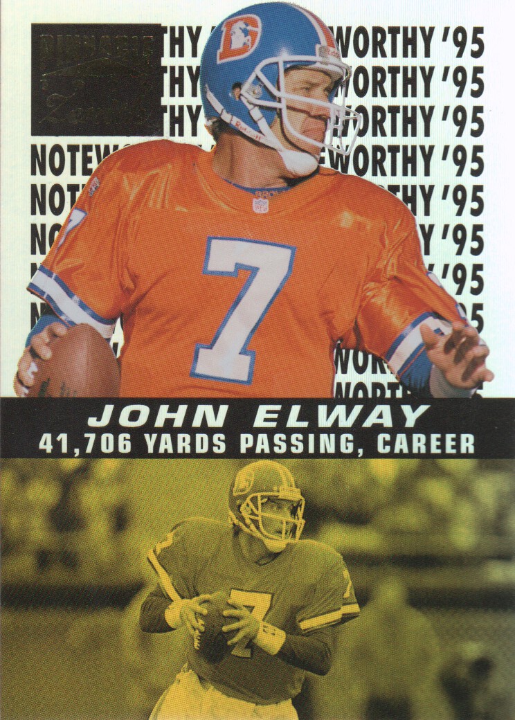 1996 Zenith Noteworthy '95 #11 John Elway