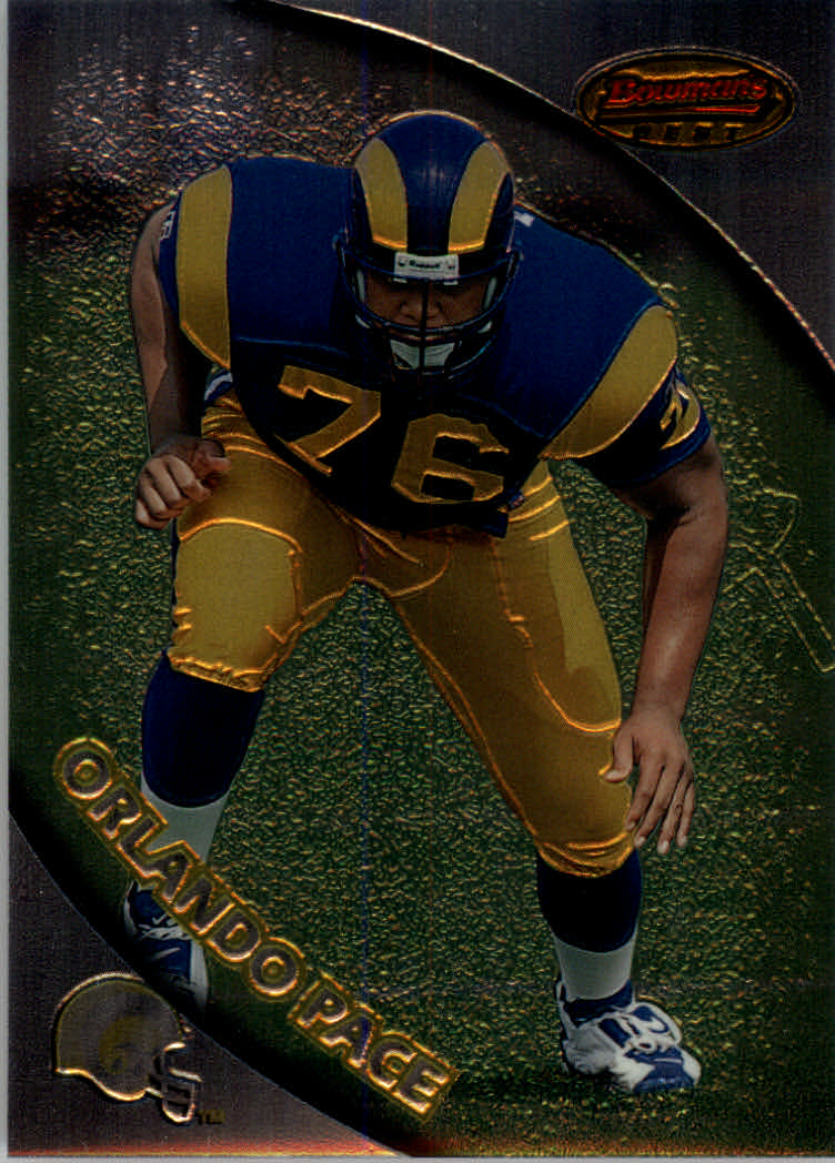Tarjetas insertadas y paralelas 1997 Stadium Club Football "Bowman's Best Previews" - Imagen 10 de 13