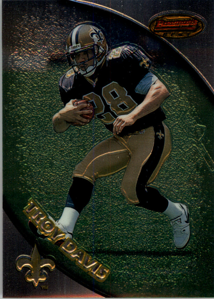 Tarjetas insertadas y paralelas 1997 Stadium Club Football "Bowman's Best Previews" - Imagen 12 de 13