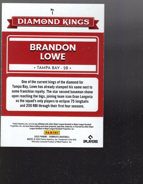B2584- 2022 Donruss Baseball Cards 251-280 +Inserts -You Pick- 15+ FREE US SHIP - Picture 17 of 17