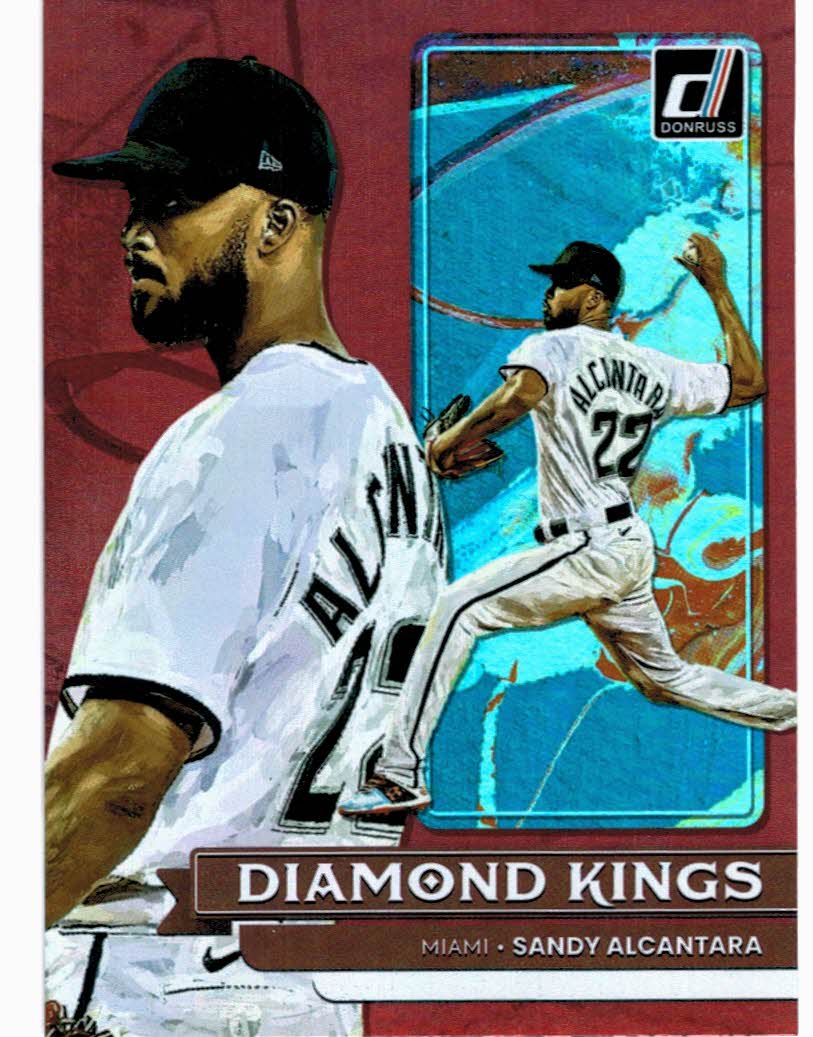  2022 Donruss #19 Sandy Alcantara Miami Marlins Diamond