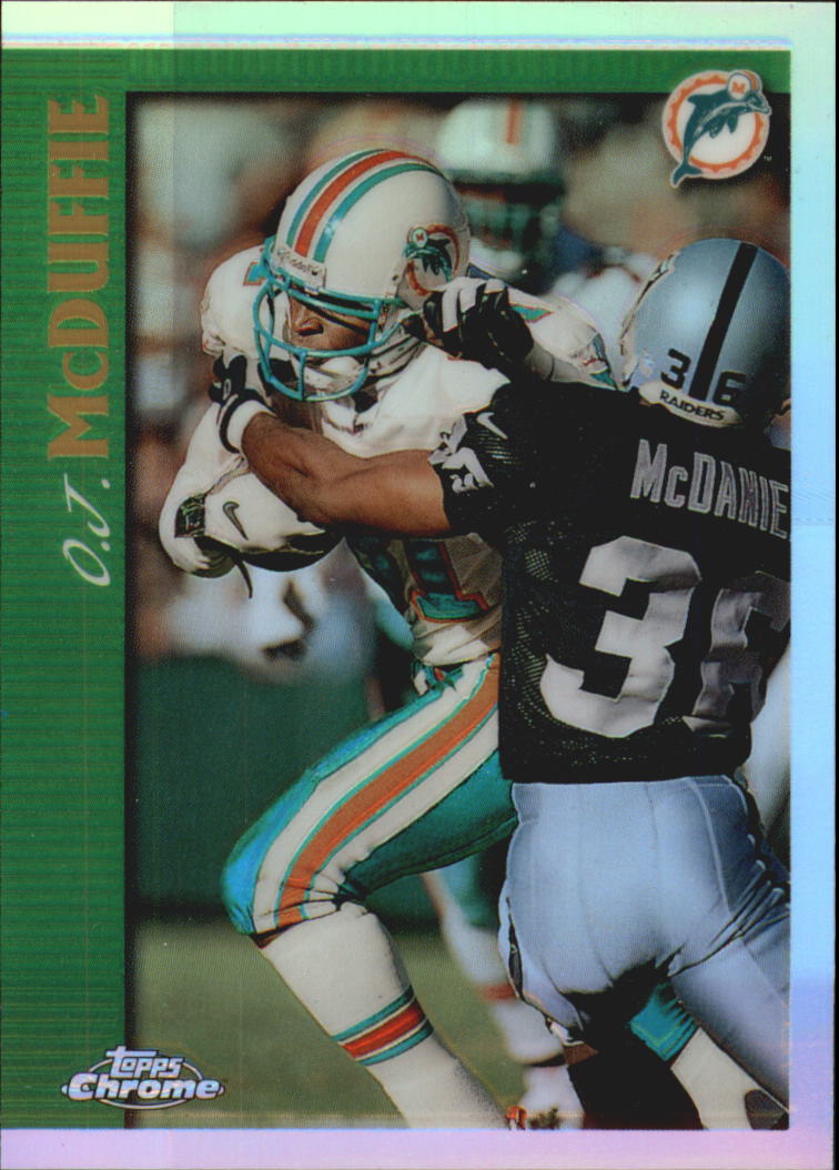 Daunte Culpepper Miami Dolphins 2006 Topps Chrome Autographed Card