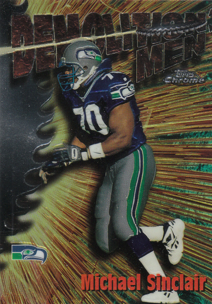 Topps Chrome Football 1997 "Season's Best" Insert Cards - Foto 6 di 7