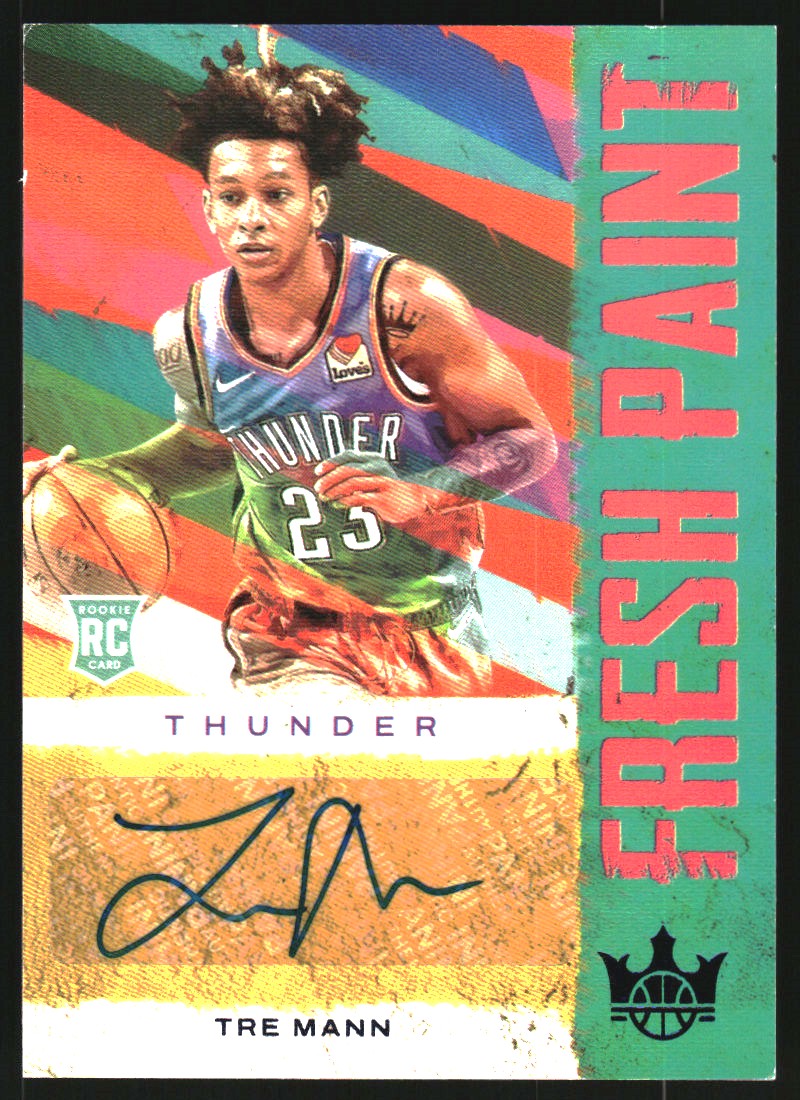 2021-22 Court Kings Fresh Paint Autographs Sapphire #11 Tre Mann