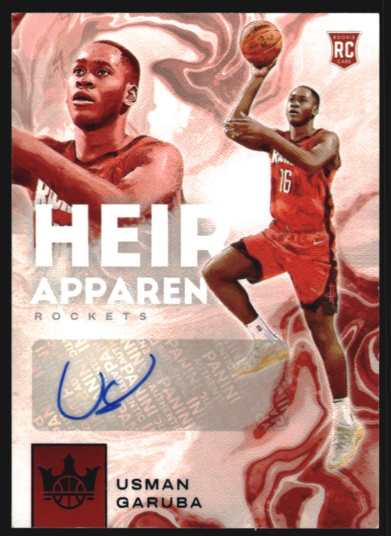 2021-22 Court Kings Heir Apparent Autographs Sapphire #35 Usman Garuba